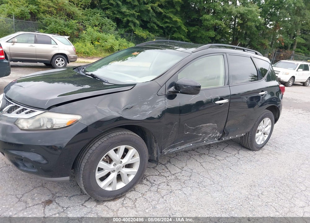 2013 NISSAN MURANO SL VIN: JN8AZ1MW4DW323005