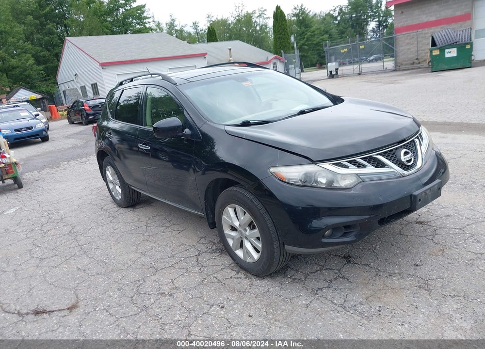 2013 NISSAN MURANO SL VIN: JN8AZ1MW4DW323005