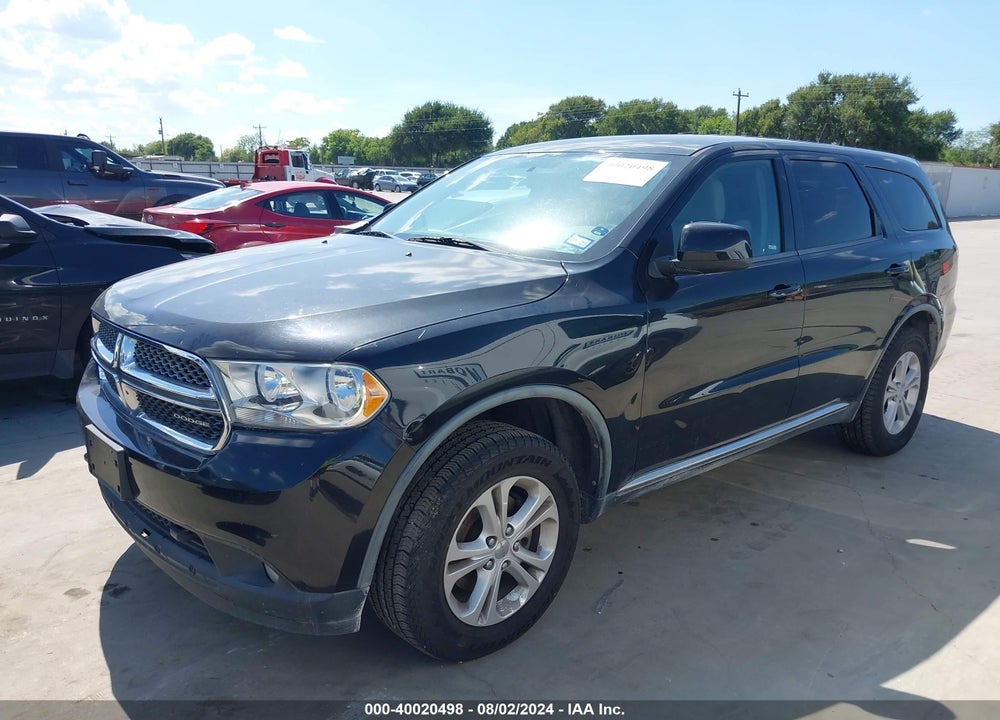 2012 DODGE DURANGO SXT VIN: 1C4RDJAG4CC213095