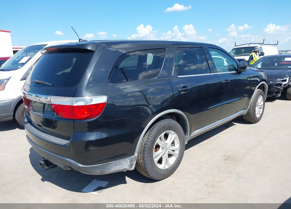 2012 DODGE DURANGO SXT VIN: 1C4RDJAG4CC213095