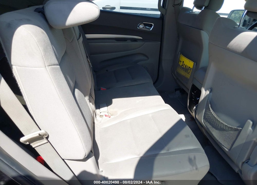 2012 DODGE DURANGO SXT VIN: 1C4RDJAG4CC213095