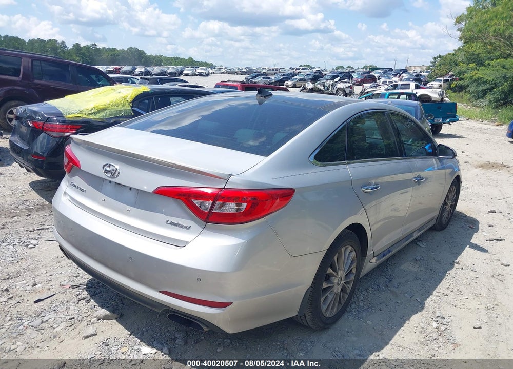 2015 HYUNDAI SONATA LIMITED VIN: 5NPE34AF5FH104745