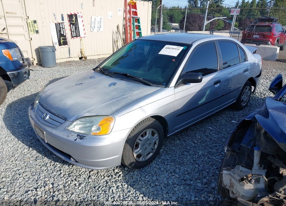 2002 HONDA CIVIC DX VIN: 1HGES16132L005850