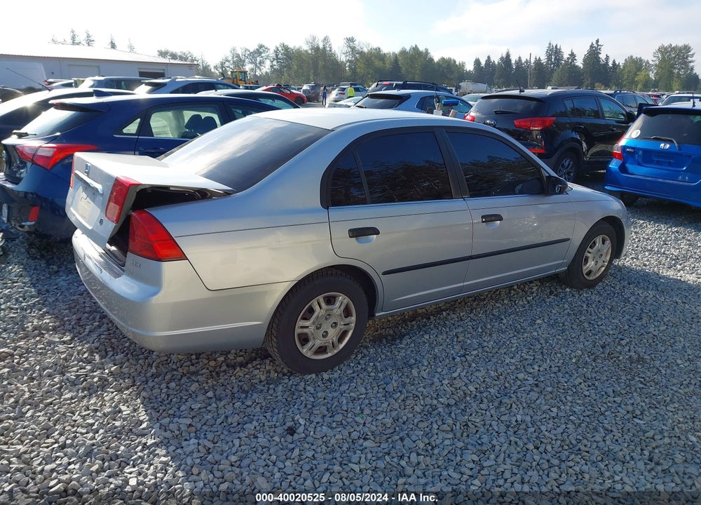 2002 HONDA CIVIC DX VIN: 1HGES16132L005850