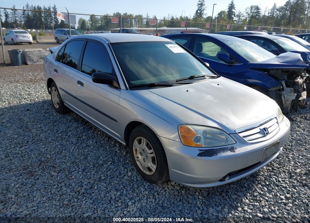 2002 HONDA CIVIC DX VIN: 1HGES16132L005850