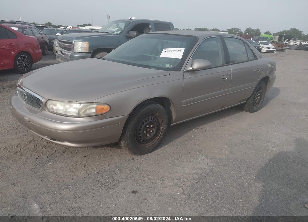 2002 BUICK CENTURY CUSTOM VIN: 2G4WS52JX21238593