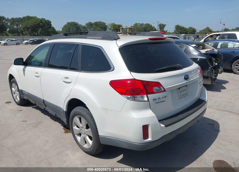 2010 SUBARU OUTBACK 3.6R LIMITED VIN: 4S4BREJC7A2316727