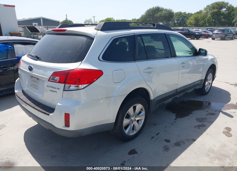 2010 SUBARU OUTBACK 3.6R LIMITED VIN: 4S4BREJC7A2316727