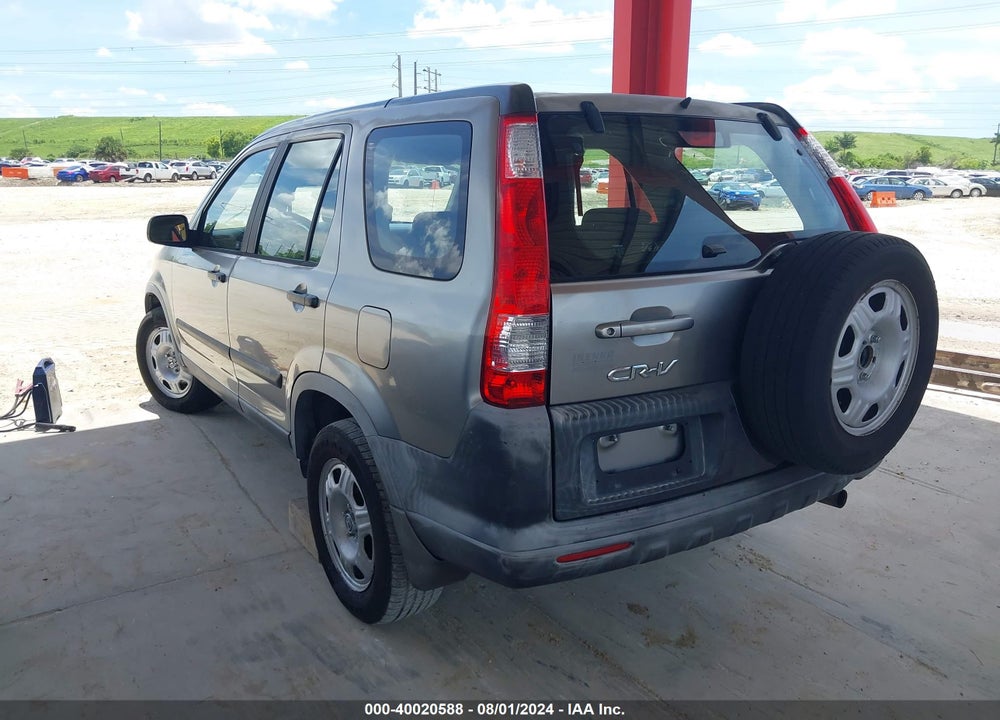 2006 HONDA CR-V LX VIN: JHLRD68536C006609