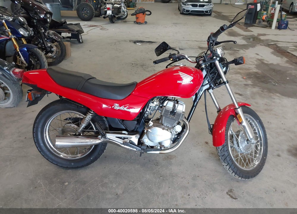 1991 HONDA CB250 VIN: JH2MC2405MK000480