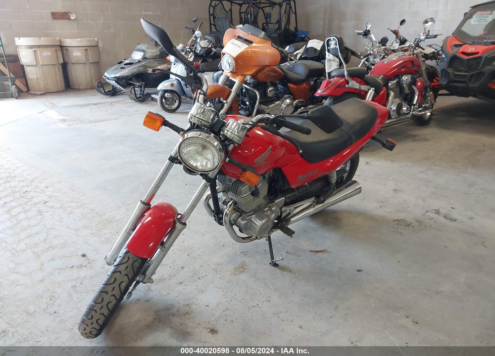 1991 HONDA CB250 VIN: JH2MC2405MK000480