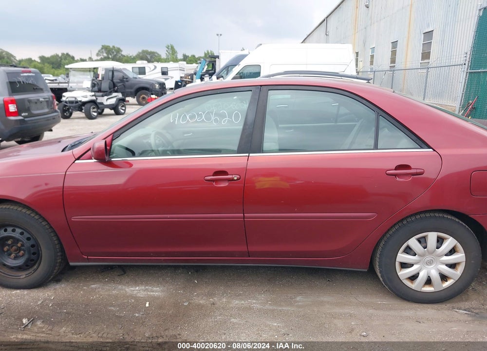 2005 TOYOTA CAMRY LE VIN: 4T1BE32K75U409103