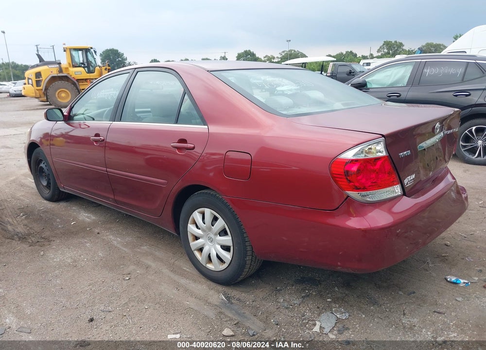 2005 TOYOTA CAMRY LE VIN: 4T1BE32K75U409103