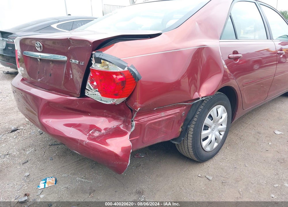 2005 TOYOTA CAMRY LE VIN: 4T1BE32K75U409103