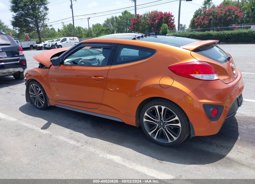 2016 HYUNDAI VELOSTER TURBO VIN: KMHTC6AEXGU267825