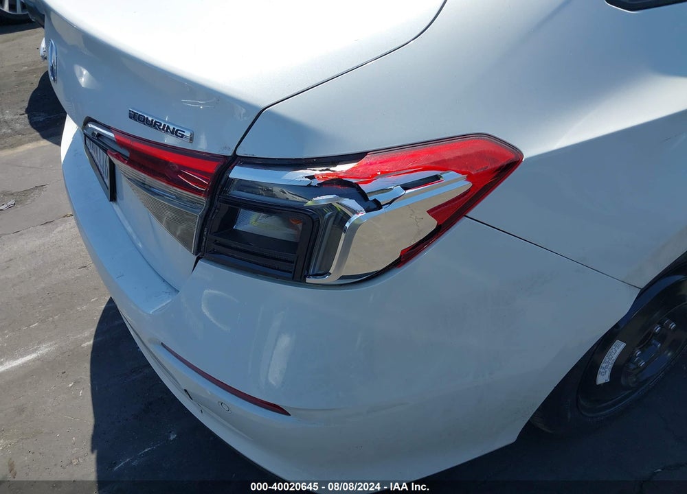 2022 HONDA CIVIC TOURING VIN: 2HGFE1F91NH301923