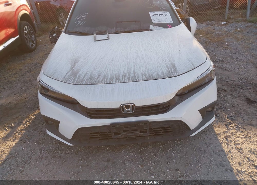 2022 HONDA CIVIC TOURING VIN: 2HGFE1F91NH301923