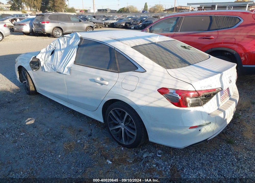 2022 HONDA CIVIC TOURING VIN: 2HGFE1F91NH301923