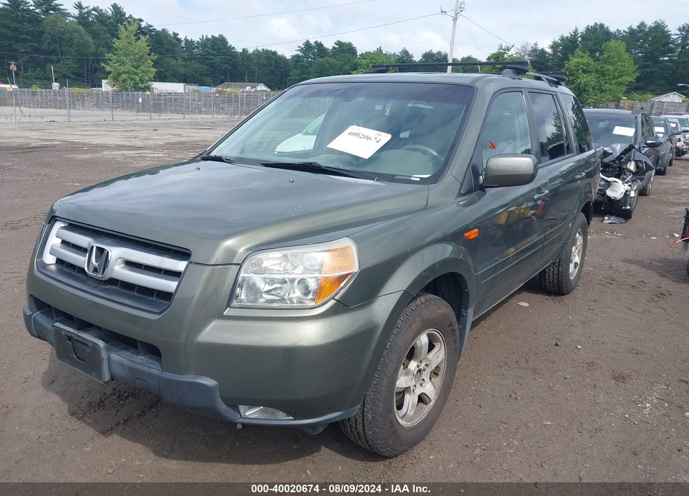 2006 HONDA PILOT EX-L VIN: 2HKYF18576H506363