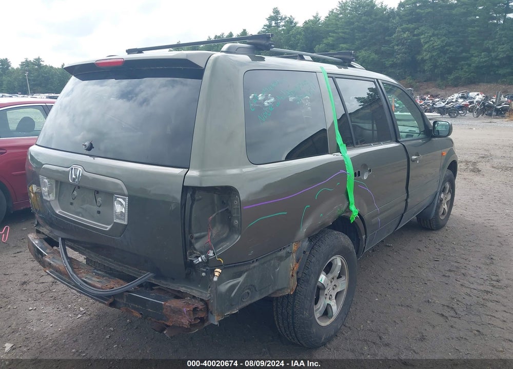 2006 HONDA PILOT EX-L VIN: 2HKYF18576H506363