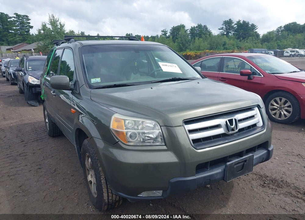 2006 HONDA PILOT EX-L VIN: 2HKYF18576H506363