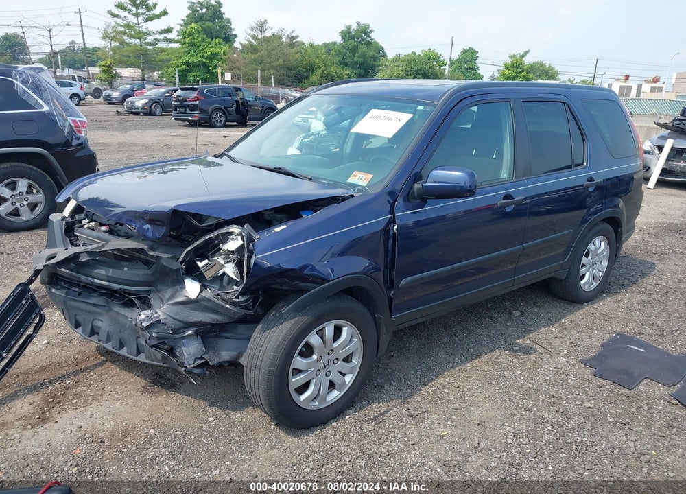 2006 HONDA CR-V EX VIN: SHSRD77866U439819