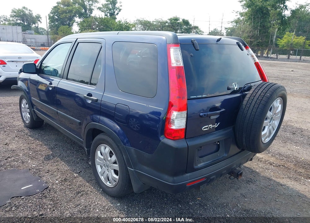 2006 HONDA CR-V EX VIN: SHSRD77866U439819