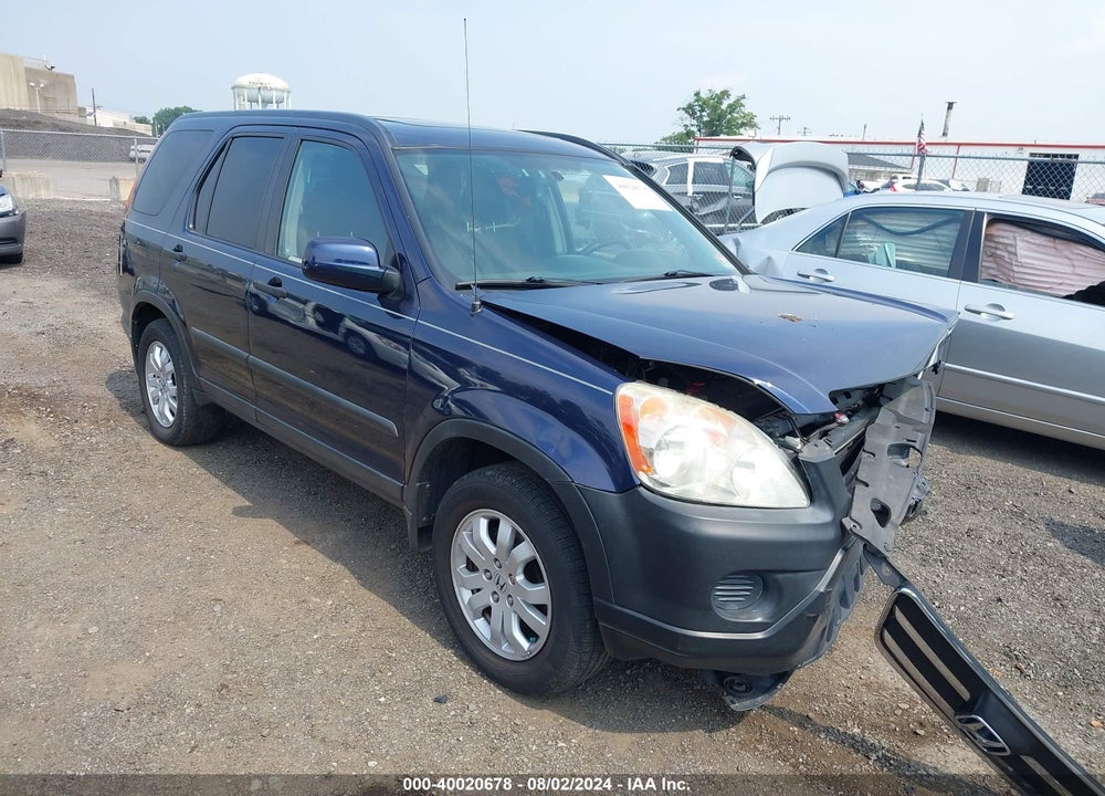 2006 HONDA CR-V EX VIN: SHSRD77866U439819