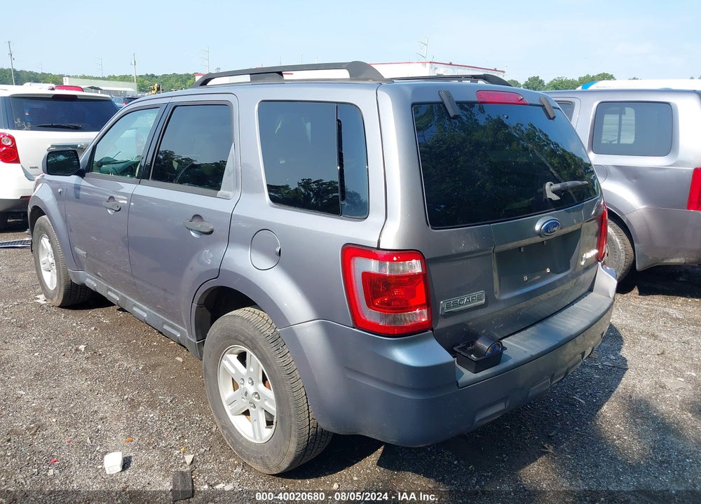 2008 FORD ESCAPE HYBRID VIN: 1FMCU59H48KB16563