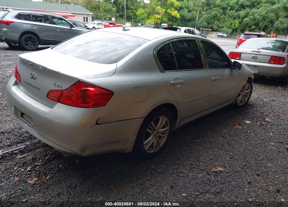 2011 INFINITI G37X VIN: JN1CV6AR0BM411590