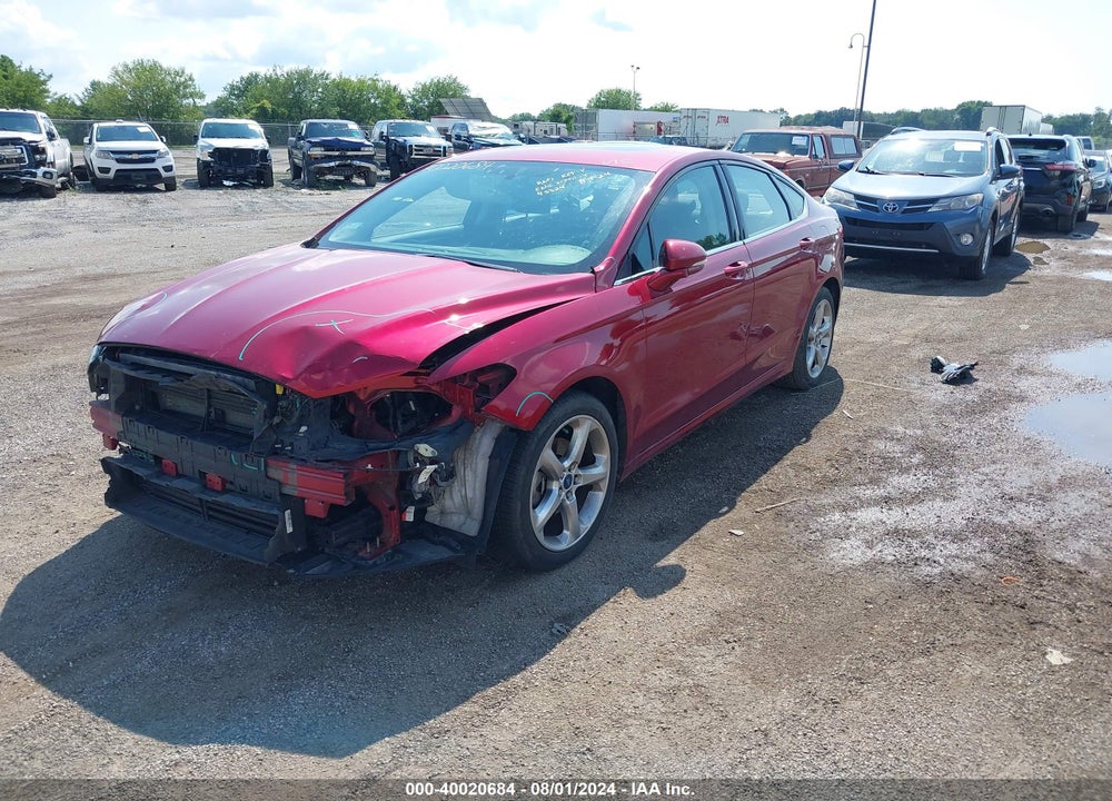2014 FORD FUSION SE VIN: 1FA6P0HD6E5385108