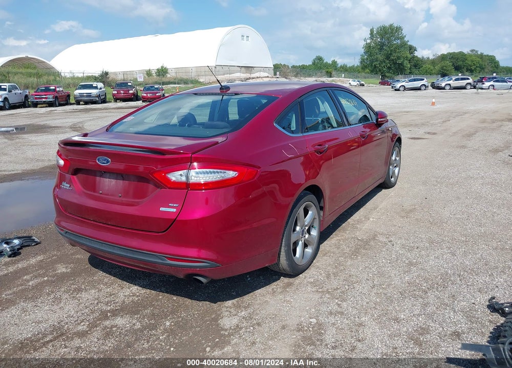 2014 FORD FUSION SE VIN: 1FA6P0HD6E5385108