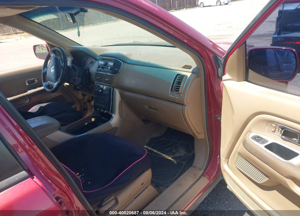 2005 HONDA PILOT EX-L VIN: 2HKYF18655H512329