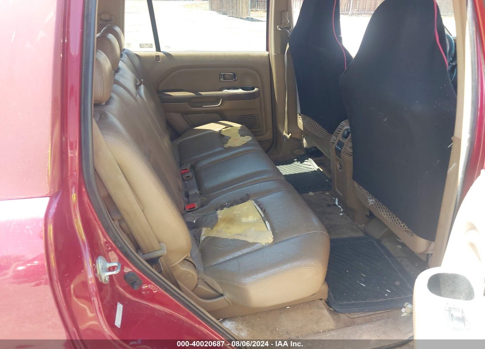 2005 HONDA PILOT EX-L VIN: 2HKYF18655H512329