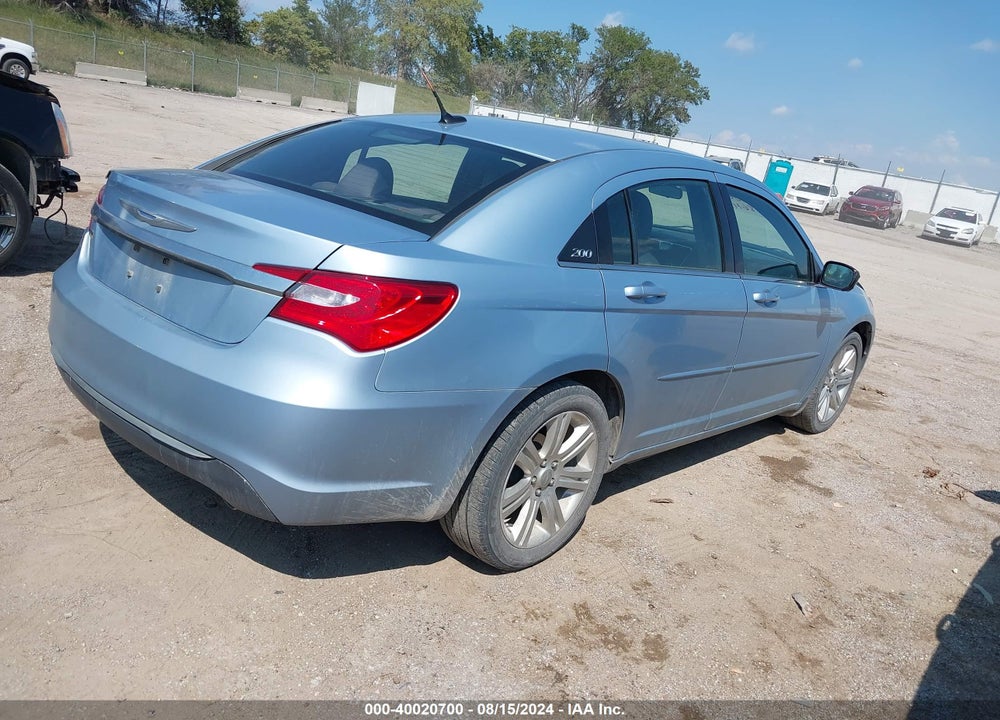2012 CHRYSLER 200 LX VIN: 1C3CCBAG0CN235876