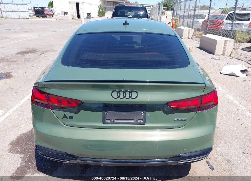 2024 AUDI A5 SPORTBACK PREMIUM PLUS 45 TFSI QUATTRO S TRONIC VIN: WAUFACF55RA031714