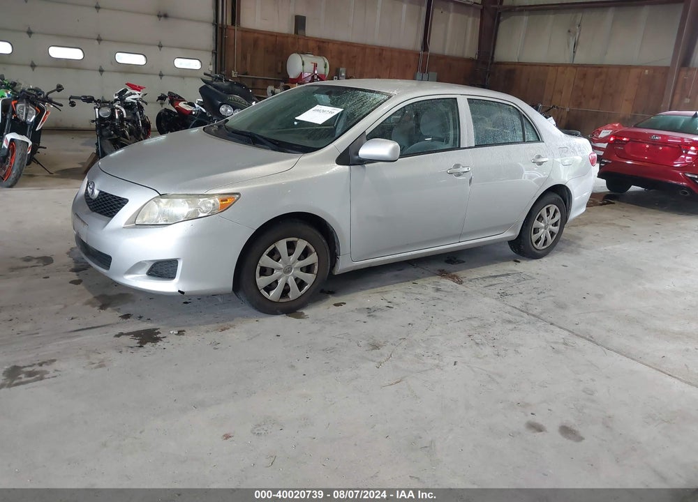 2009 TOYOTA COROLLA LE VIN: JTDBL40E599088104
