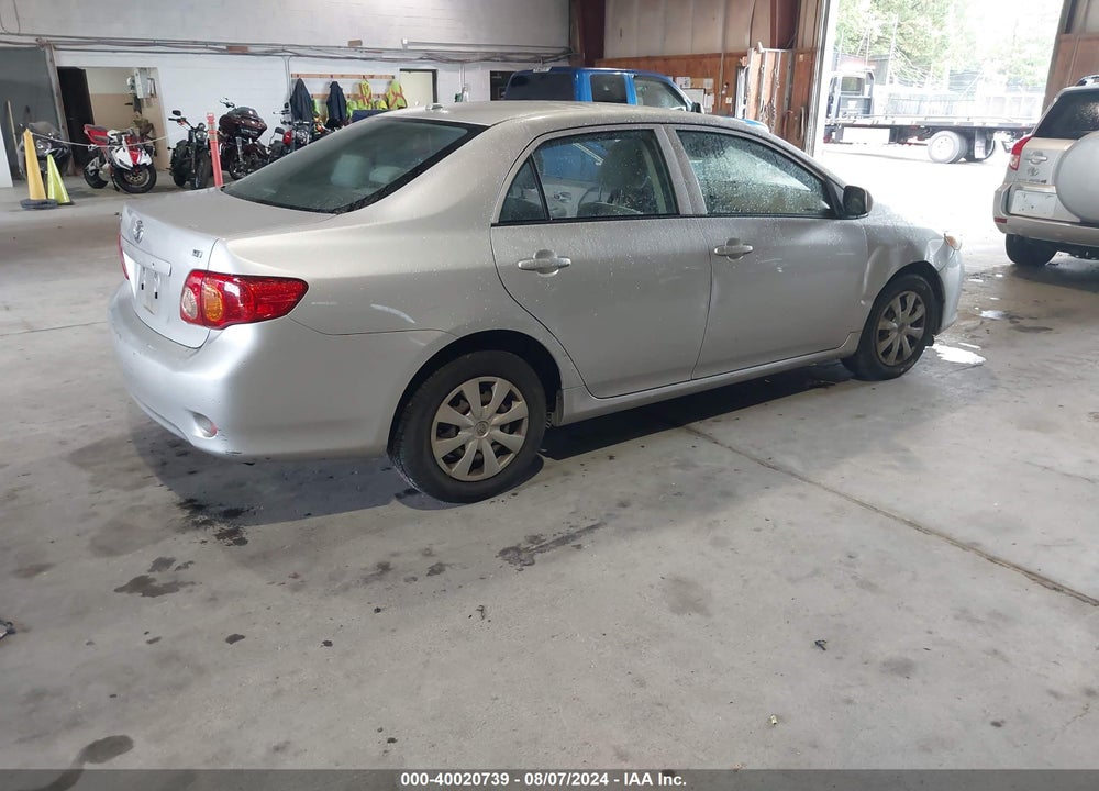 2009 TOYOTA COROLLA LE VIN: JTDBL40E599088104