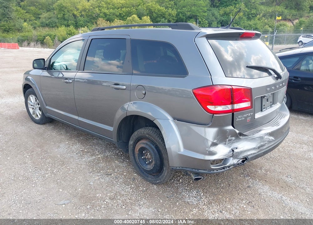 2013 DODGE JOURNEY SXT VIN: 3C4PDDBG5DT579242