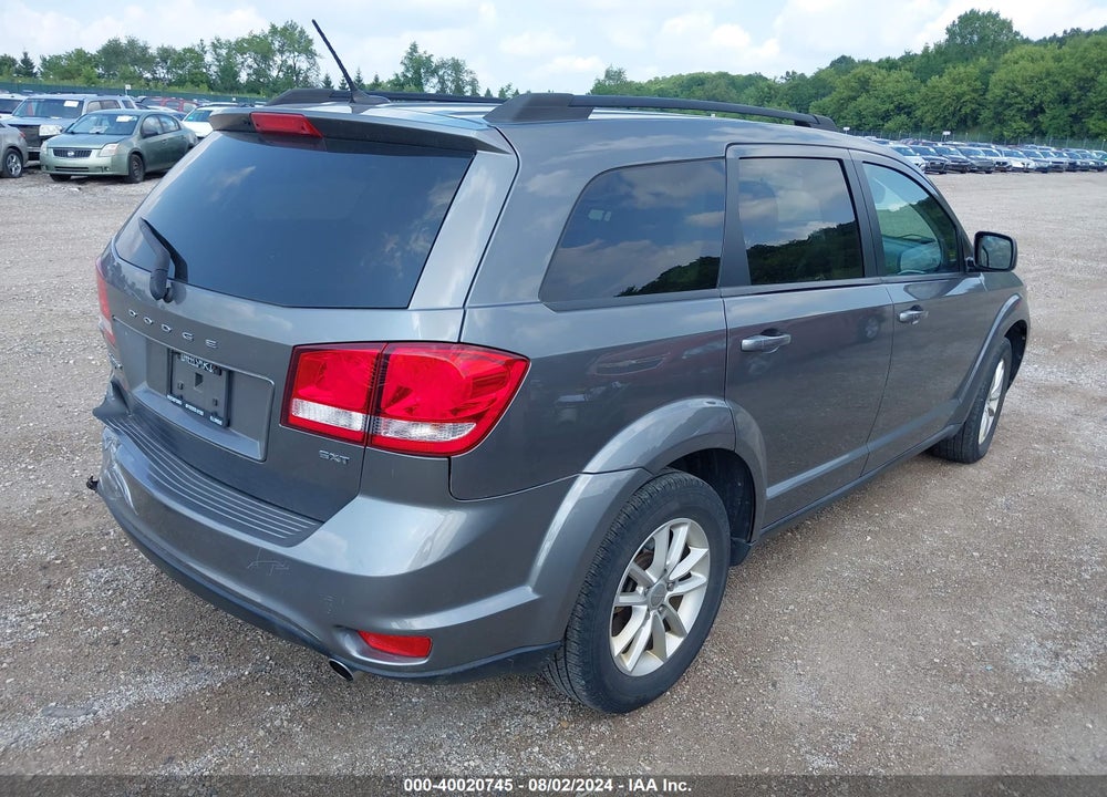 2013 DODGE JOURNEY SXT VIN: 3C4PDDBG5DT579242