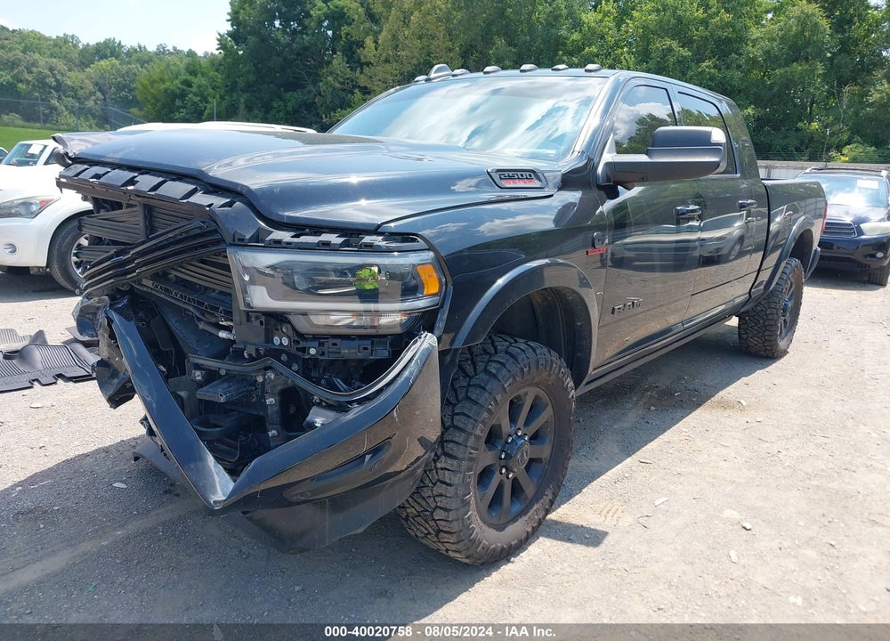 2020 RAM 2500 LAIE MEGA CAB 4X4 6'4 BOX VIN: 3C6UR5NL2LG198997