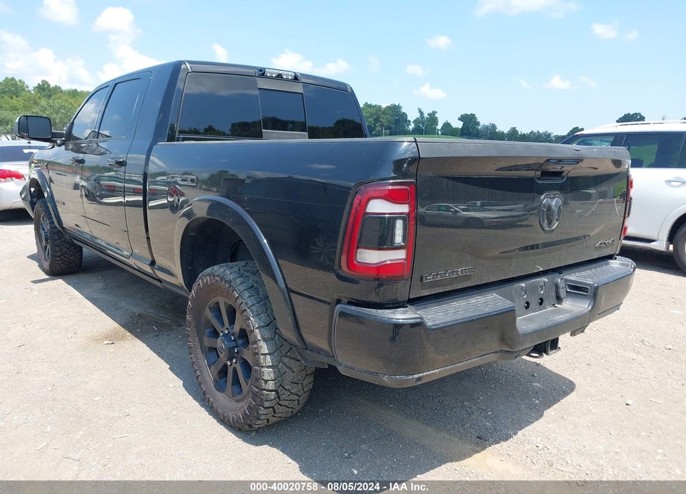 2020 RAM 2500 LAIE MEGA CAB 4X4 6'4 BOX VIN: 3C6UR5NL2LG198997