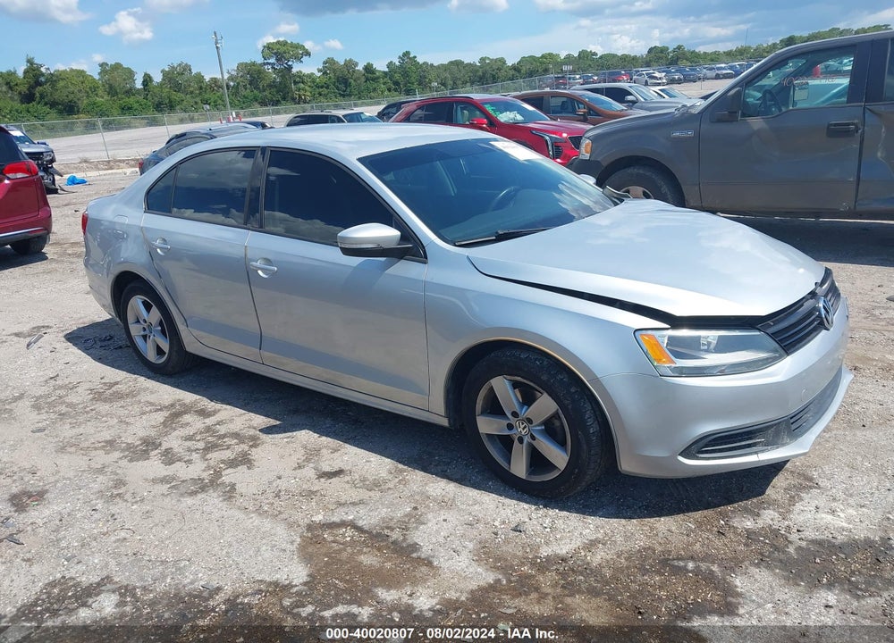 2012 VOLKSWAGEN JETTA 2.5L SE VIN: 3VWDX7AJ1CM314591
