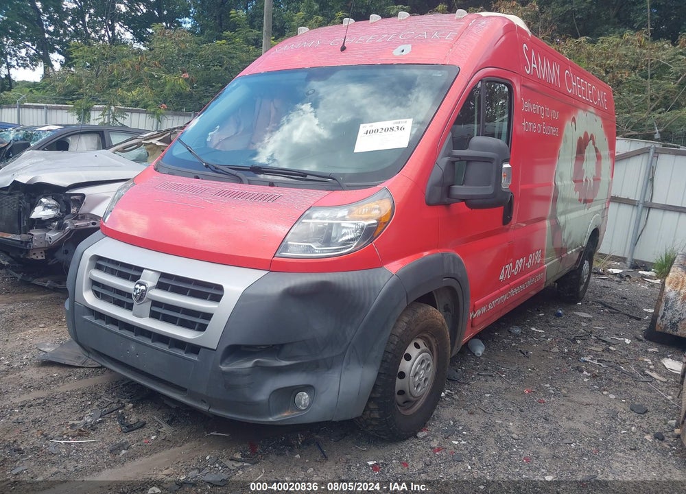 2014 RAM PROMASTER 2500 HIGH ROOF VIN: 3C6TRVDG3EE129380
