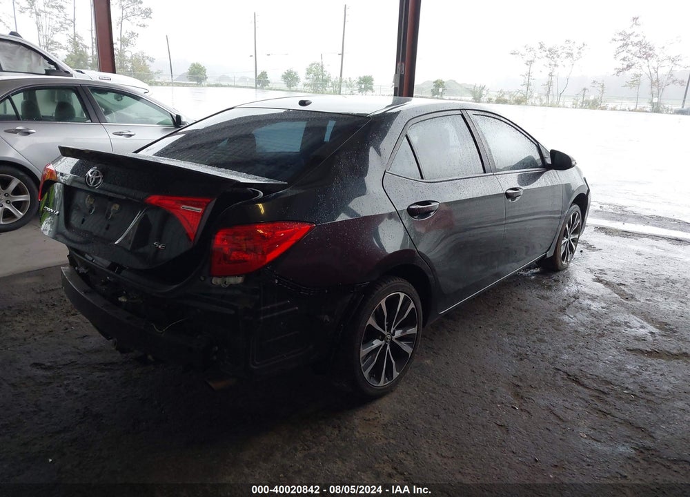 2018 TOYOTA COROLLA SE VIN: 5YFBURHE5JP767092