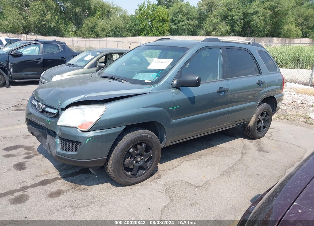 2010 KIA SPORTAGE LX V6 VIN: KNDKGCA36A7669400
