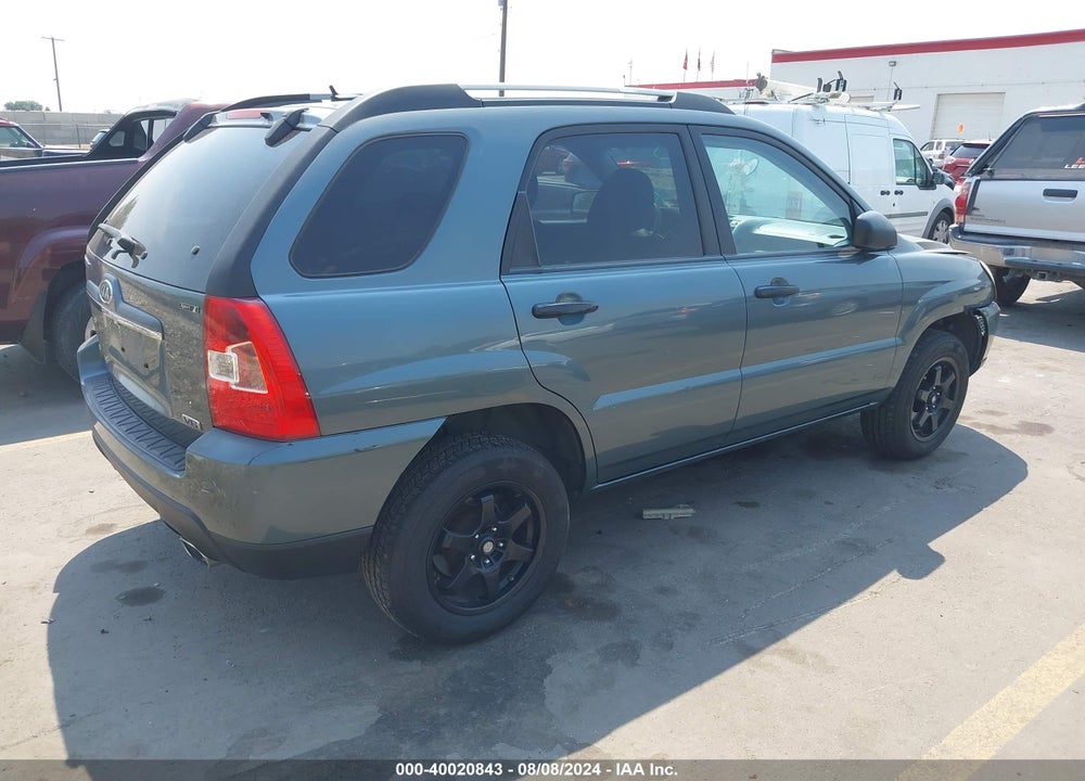 2010 KIA SPORTAGE LX V6 VIN: KNDKGCA36A7669400