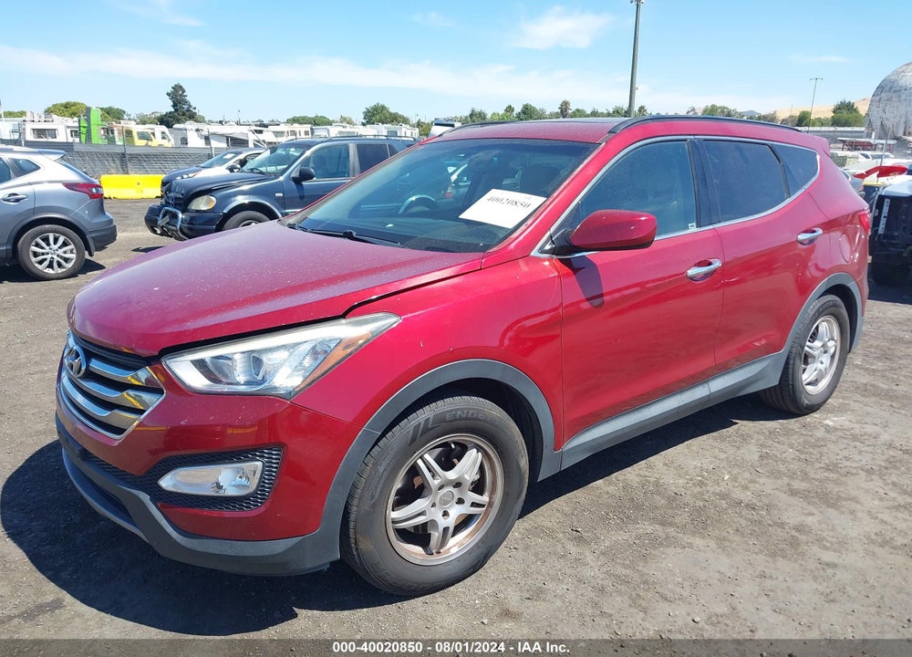 2013 HYUNDAI SANTA FE SPORT VIN: 5XYZU3LB2DG100434
