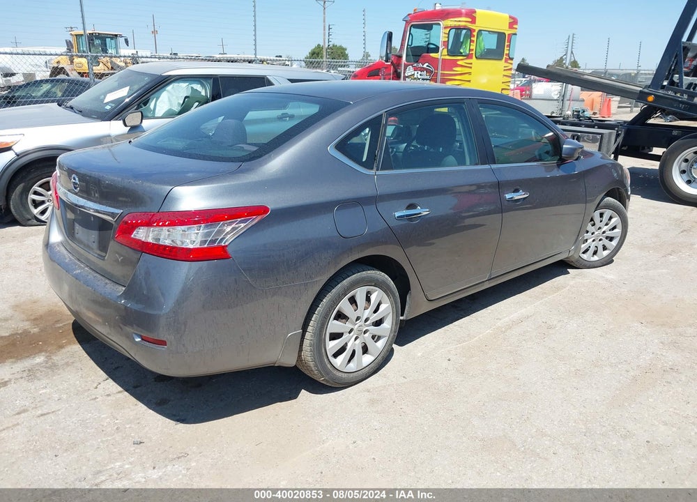 2015 NISSAN SENTRA S VIN: 3N1AB7AP3FY374669