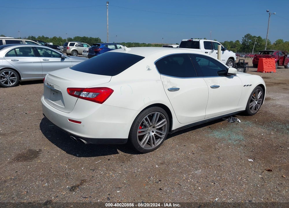 2015 MASERATI GHIBLI VIN: ZAM57XSA9F1158299